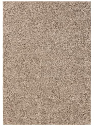 benuta Basic Tappeto salotto a pelo alto Soho - Beige 200x290 cm - Morbido minimalista - Facile - Pavimento riscaldato