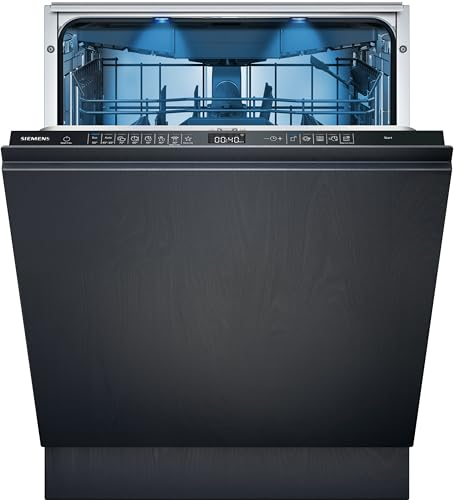 Siemens SX65ZX07CE, iQ500 Lave-vaisselle intelligent, entièrement intégré, XXL, tiroir à couverts, fabriqué en Allemagne, séchage zéolithe, extra silencieux, aquaStop, programme court varioSpeed, avec