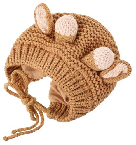 WRITWAA Kalb Ohr Manschette Hut Schöne Ohrenschützer Hut Warme Gestrickte Winter Headwear