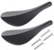 Artibetter 2pcs Handle Screen Seal Leaf Drawer Pulls Double Gate Hardware Gold Door Knobs Interior Door Bottom Seal Cabinet Door Hinge Hidden Hinges for Doors Corner Cabinet Black Zinc Alloy
