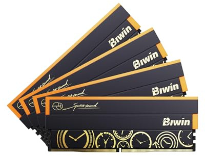 Biwin Black Opal DW100 RGB DDR5 Overclocking RAM 192GB (48GBx4) Kit, Up to 6000MHz CL28 AMD EXPO Compatible Computer Memory Module for High-performance Gaming, Workstation and AIPC Applications, Black