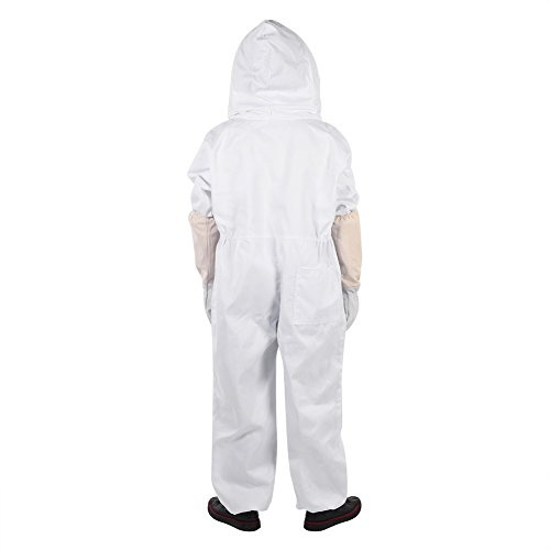 Saluaqui Beekeeping Suit Honey Bees Cutting Dress Wasp Suit Professional Beekeeping With Gloves Premium Beekeeper Equipment Jumpsuit for Optimal Comfort and (XXL)