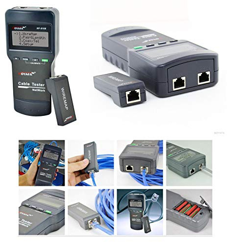 KALEA-INFORMATIQUE Comprobador Profesional para Redes Ethernet RJ45. Traza un Mapa de los Cables y localiza con precisión el fallo a lo Largo del Cable sometido a Prueba.