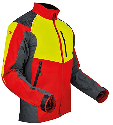 Pfanner atmungsaktive Funktionsjacke mit Stretch und robusten Aramid-Fasern, Gelb, S