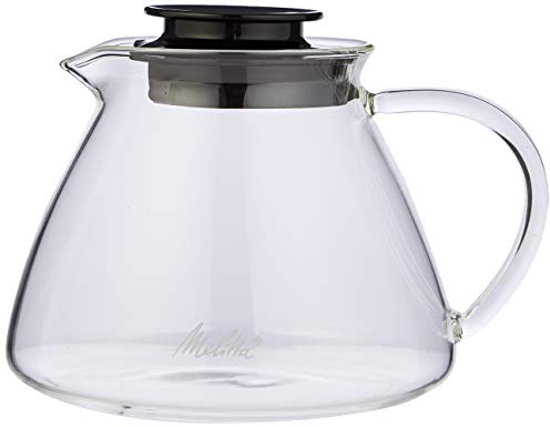 Melitta Kanne aus Borosilikatglas, Robust und Hitzebeständig, 0,7 Liter, 217625