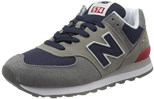 New Balance Herren 574v2 Sneaker, Grau (Grey/Navy Ead), 44 EU