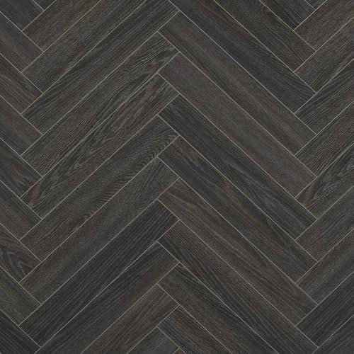Berry Alloc Chateau - Pavimento in laminato AC4, a spina di pesce, colore: nero, 8 mm x 84 mm, 1 m2 per confezione