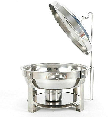 Modalato 7,5 L Acciaio Inox Round Chafing Dish Set Tavolo Rotondo Top Scalda...