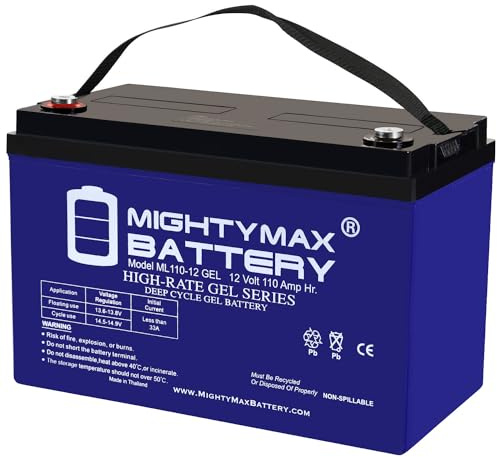 Mighty Max Battery 12V 110AH GEL Replacement Battery Compatible with Group 31