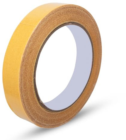 Innfeeltech 1 Roll 20mm* 20m Double Sided Carpet Tape Heavy Duty Wide Mounting Tape, Stickt Fabric Tape for Wall Floor Carpet