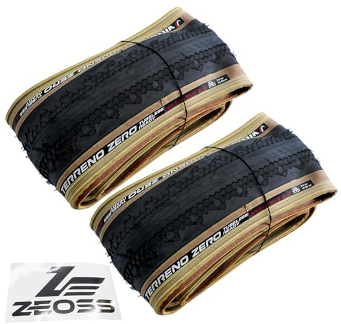 Vittoria Terreno Zero G2.0 Gravel Tubeless Tire 700 x 38C Skinwall x svart med ZEOSS Sticker, VT3125-ZEO