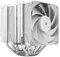 Mars Gaming MCPU-XU6, Disipador CPU Doble Torre, TDP 350W, 2X Ventiladores de Aspas Híbridas y Rodamiento FDB de Cobre Hiperbalanceado, 6 Heatpipes Tecnología HCT Ultra, Multisocket Universal, Blanco