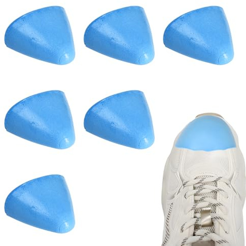 3 pares de almohadillas para zapatos demasiado grandes de espuma suave antideslizante, inserciones de relleno para los dedos, plantillas de relleno transpirables reutilizables, reductor de tamaño de