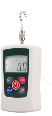 Medidor de fuerza digital, Medidor de fuerza empuje y tracción digital pequeño especial, dinamómetro portátil, medidor 500 N, kilogramos,Unidades de medición portátiles