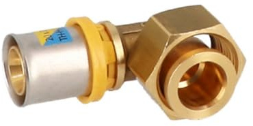 1 PZ ANGOLO DADO GIREVOLE E SEDE PIANA CON GUARNIZIONE PRESSARE MULTISTRATO 3/4 x 20 NextradeItalia Mod.FERX.DIATEI-AGNNGT-NAXN