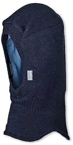 Sterntaler Baby - Jungen Wende-strickmütze M tze, Blau (Marine 300), 49 EU