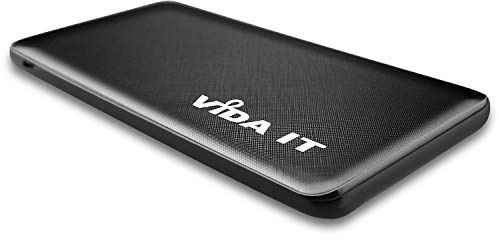 Vida IT Slim 5V 2A Powerbank Akkupack für Beheizbare Jacke Weste Socken Hose Heizweste USB Externe Akku Ladegerät 5000mAh Portable Charger für iPhone SE 12 13 Mini Samsung A52 A55 5G A15 Handy USB-C