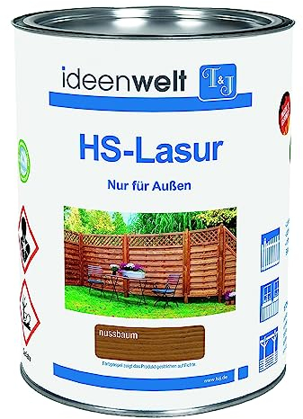 TETZNER&JENTZSCH HS-LASUR Montana grau 2,5 Ltr. (ähnl. RAL 7015) f. ca. 25 m² Fläche/Anstrich