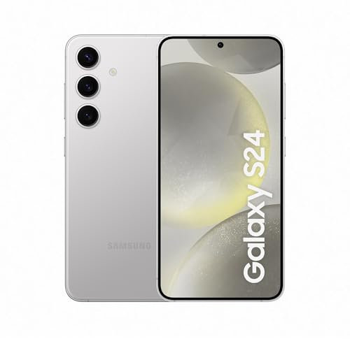 Samsung Galaxy S24, AI Android Smartphone, 8GB RAM, 256GB Storage, 50MP Camera, Long Battery Life, Marble Gray, 3 Year Manufacturer Extended Warranty (UK Version)