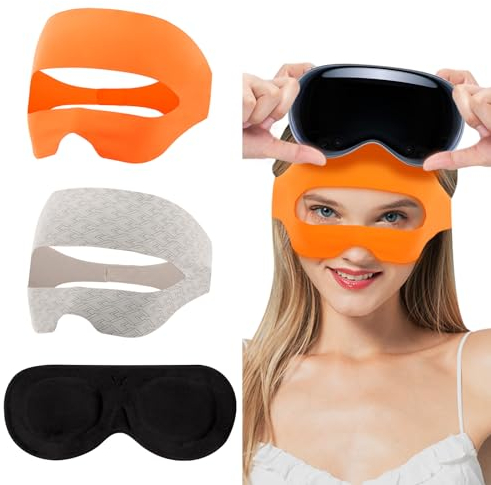 XINGFUDAO Linsenschutz für Apple Vison Pro, Staubdicht, Wasserdicht, Orange, für Oculus, Spielkonsole, Oculus-Betriebssystem