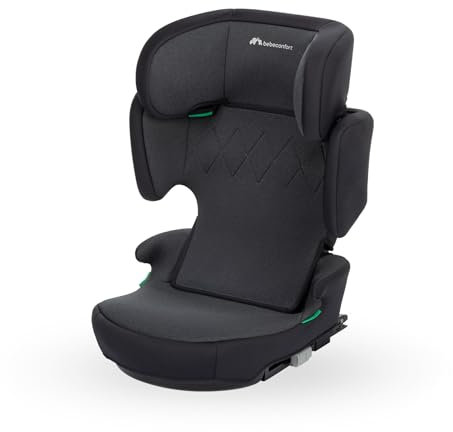 Bebeconfort Road Fix I-Size Booster Seat, Isofix Car Seat, I-Size Car Seat, from 3.5 Years Up to 12 Years, 15-36 Kg, 100-150 Cm, Tinted Black