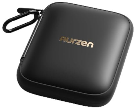 Aurzen CasePlay Tragetasche für Zip Mini Beamer – Wasserdicht & Stoßfest, mit Typ-C Schnellladekabel – Perfekt für unterwegs