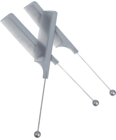 Ipetboom 3 Pettini Con Perline Pettini A Denti Per Donne Pettine Per Mèches Pettini Per Mèches Pettini Piccoli Per Tagliare Pettini A Denti Per Forfora Pettini Per