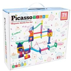 Picasso Tiles Magnetic Circuit 71 Pieces