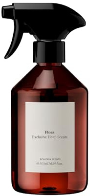 BOHORIA Ambientador para habitación de hotel Scents Air Spray 500 ml – Ambientador para Boutique Hotel Feeling – Mandarina, bergamota, jazmín, violeta y madera de cedro – Home Perfume Ambientador