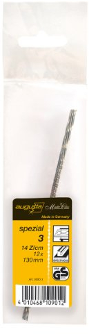 Augusta-Heckenrose Laubsäge-Ersatzblätter 130mm 12 Stk. I Feine Laubsägeblätter spiralgedreht, für Holz, Kunststoff & Stuck I Ersatzblätter für Laubsägebogen