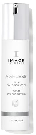 IMAGE Skincare AGELESS Total Anti-Aging Serum – Anti-Falten Serum mit AHA Peptiden, Glykol und Milchsäure, Apfelstammzellen Feuchtigkeitspflege, reduziert Linien und Falten - 50 ml