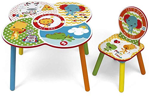 FISHER PRICE Barnbord och stolar i trä