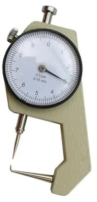 MZZYG Misuratore di Spessore Digitale Calibri Meccanici for Spessimetro Dentale con Orologio for Righello di Misurazione for Tavola Rotonda da Laboratorio Dentale