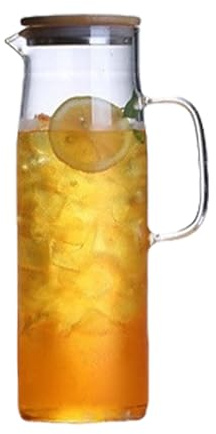 Botella de vidrio resistente a los impactos, jarra de vidrio resistente para café helado, leche y otras bebidas, ideal para uso diario, jarras con tapa de acero inoxidable