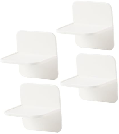 Toyvian Conectores Anticaída para Muebles Infantiles de Hips Blanco, 4 Unidades, Fáciles de Almacenar y Ahorran Espacio, Ideales para Armarios y Frigoríficos