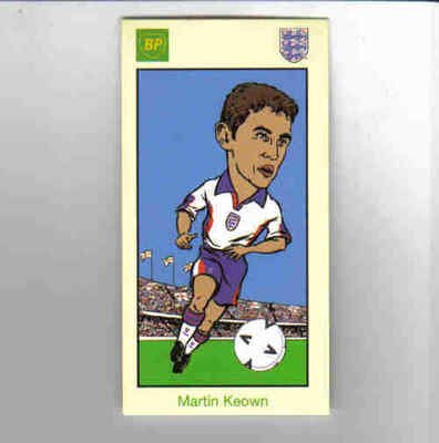 BP Team England 98 World Cup Arsenal MARTIN KEOWN football trade card