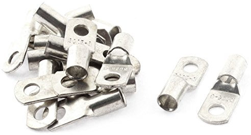 sourcing map 16pcs SC25-6 6mm Dia Bolt Cable Lug Connector Terminal for 25mm2 Wire