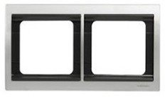 Niessen - 8472.1tt marco 2 elementos h olas titanio Ref. 6520535252