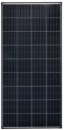 enjoy solar® 180W 12V Monokristallines Solarmodul, PERC 9BB - Solarpanel ideal für Wohnmobil, Balkonanlage, Gartenhäuse, Boot (Schwarzer Rahmen)