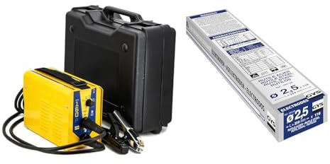 GYS - Gysmi 160P - Poste à Souder - inverter - MMA - Ø 1, 6 à 4 mm - 230V & ELECTRODES Rutiles ø2.5 E6013 - ETUI de 110 - CONSOMMABLE Soudure MMA - Toutes positions - A L'electrode - Amorcage Des 40V