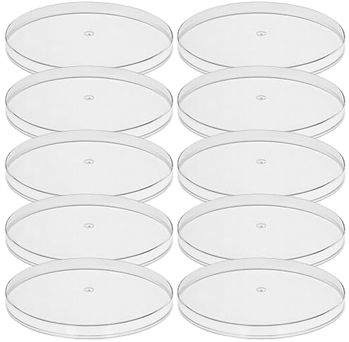 10 tapas de plástico para tarros RR80 de 88 mm