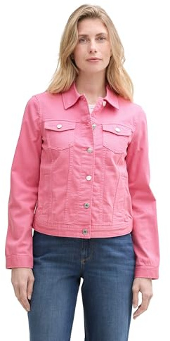 TOM TAILOR 1045390, Giacca di Jeans Donna, 15116 - Bright Rose, L