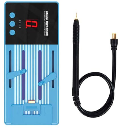 Portable Spots Welding Machine with 6 Adjustable Gears and Type C Recharging Electronic Repair Welder for Battery Repair