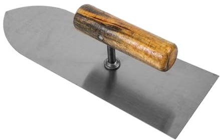 HOMSFOU Cazzuola in Acciaio Inox Per Cartongesso Spatola Stucco Muro Leggera Portatile Con Manico Ergonomico Per Intonacatura e Finitura Pareti Drywall