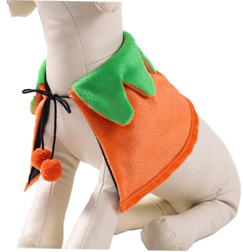 WOONEKY Halloween Hundmantel i S- Dubbelsidig Broderad Cape för Husdjur Bekväm och att Ta Kostymfest Fotografering och Dagligt Bruk
