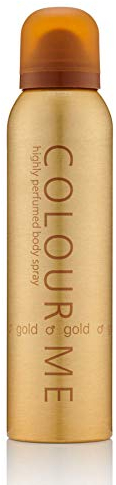 COLOUR ME Gold Homme 150 ml Spray corpo Profumo da uomo, Fragranza di lusso - Dopobarba da uomo, Persistente Fragranza di Milton-Lloyd, 150ml