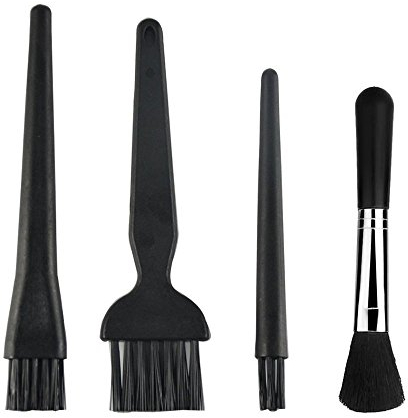 ShipeeKin 5-en-1 électronique de dépoussiérage Nettoyage Kit Brosse/4 Tailles Anti Statique ESD brosses + 1x caméra/PC/Moniteur poussière Nettoyer la Brosse