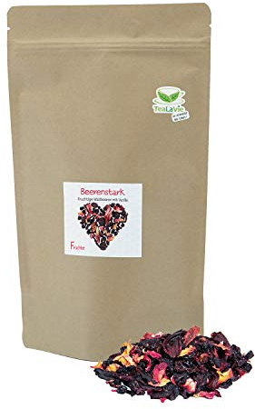 TeaLaVie - fruchtige Waldbeeren mit Vanille (200g) Beerenstark - Früchtetee lose
