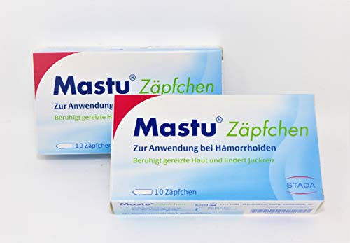 Mastu Zäpfchen 2 x 10 Stk - Original-Doppelpack von primeservice24 ®