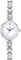 JewelryWe Damenuhr Elegant Analog Quarz Armbanduhr Damen Klein Einfach Business Casual Uhr mit Metall-Armband Silber
